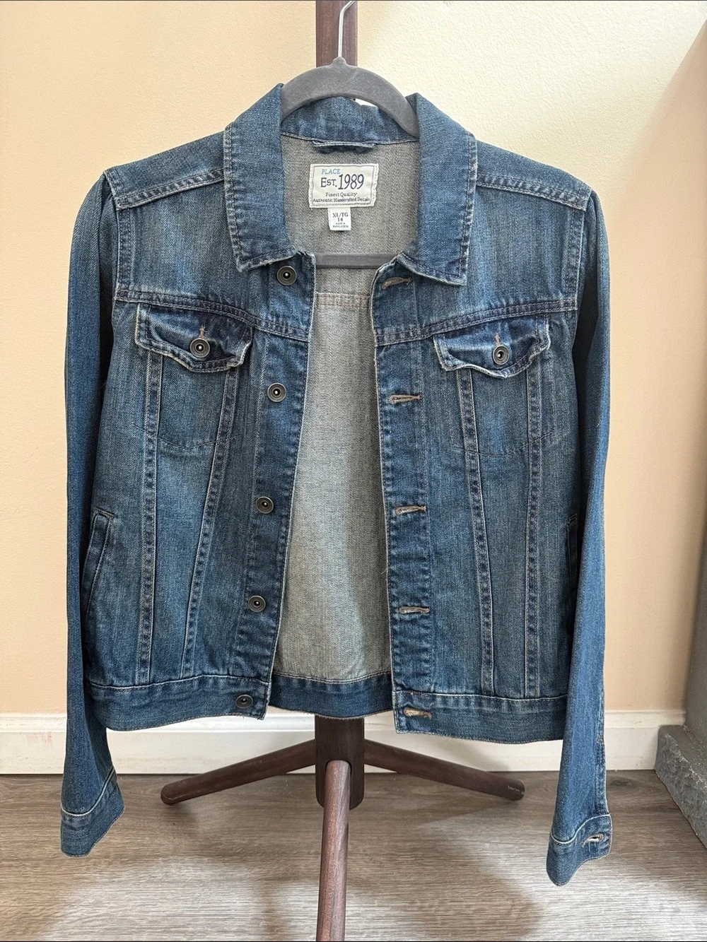 The Children's Place Medium Blue Denim Jacket (Boys)